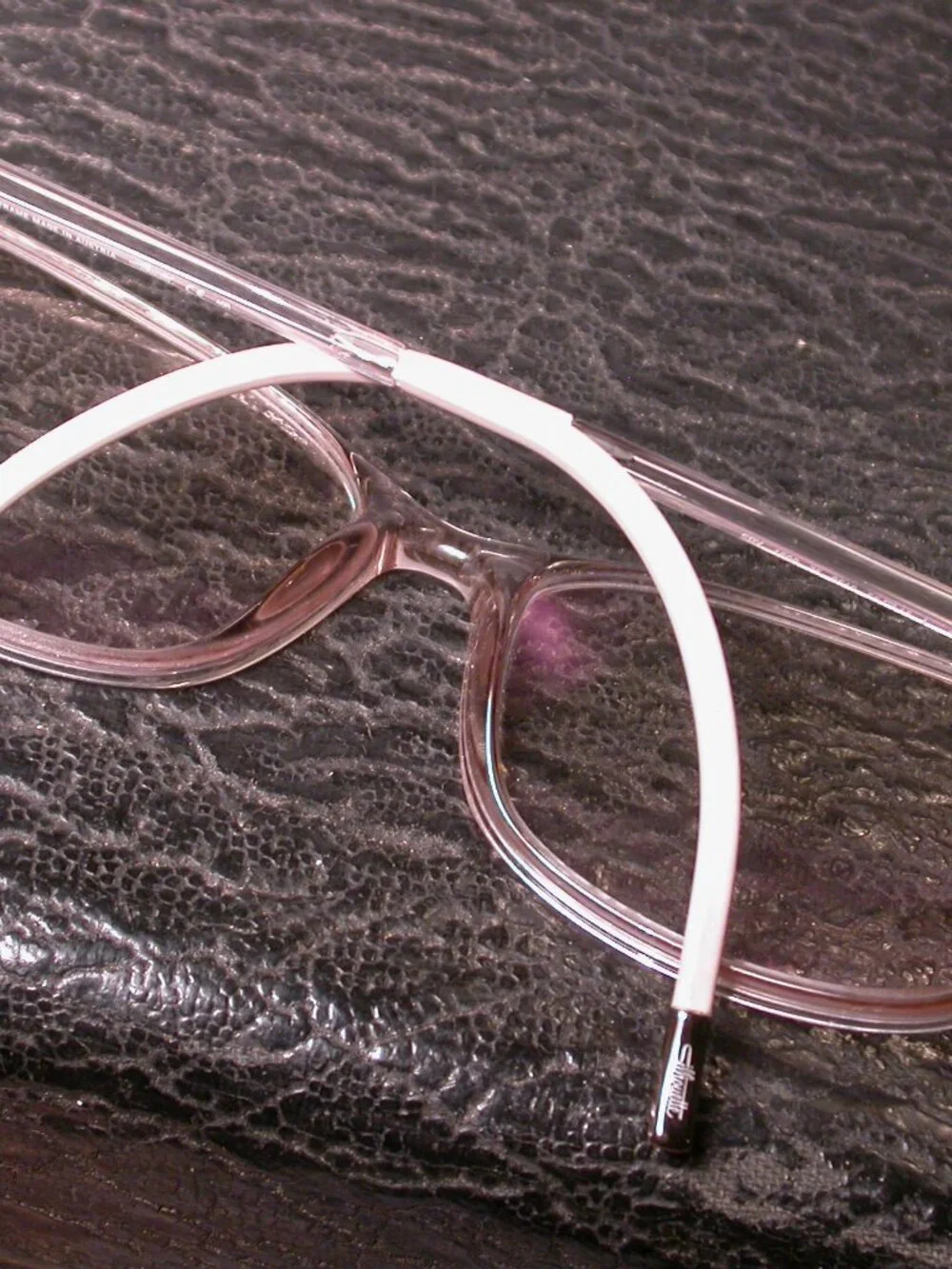 Silhouette Rose Clear Light Weight Eyeglasses Made in Austria